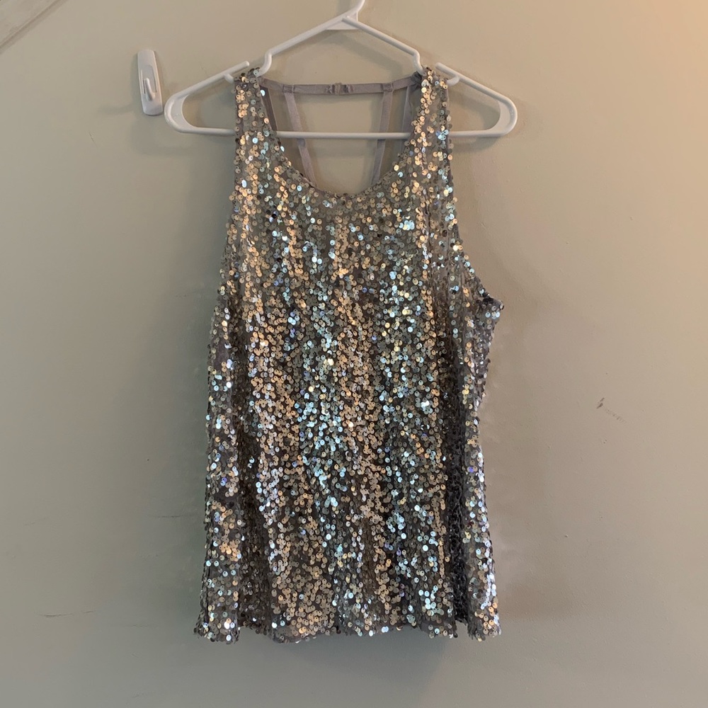Free People Sequin Top size M